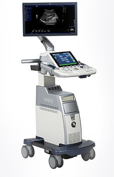 GE Logiq P9 Ultrasound Front